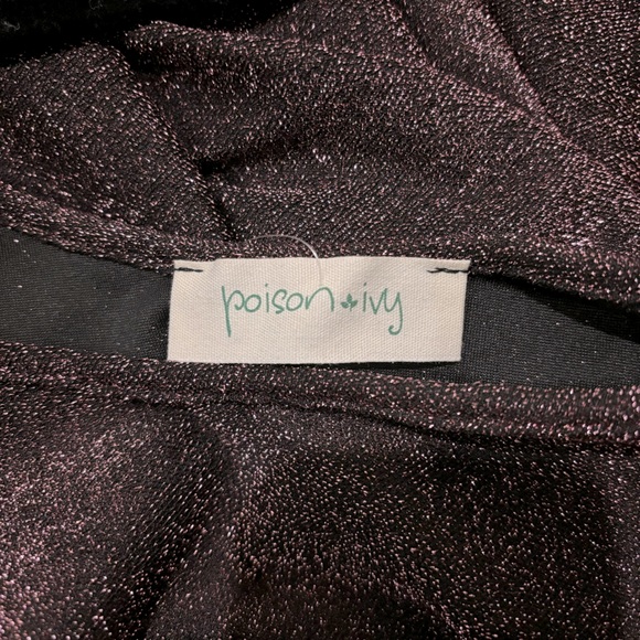 Pink Metallic Sparkling Spaghetti Strap Mini Dress - Picture 7 of 8